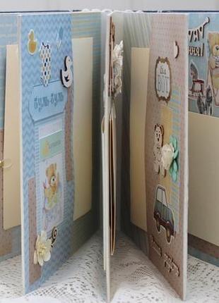 Альбом для новонародженого хлопчика , подарунок на 1 рік