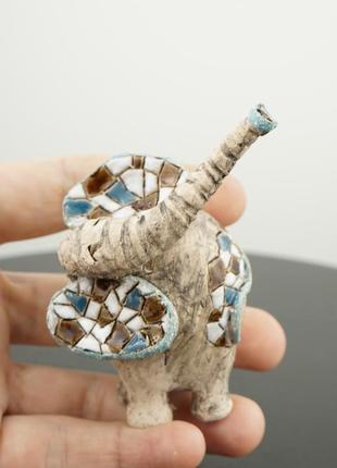 Статуэтка слона колекция мозаика3 фото