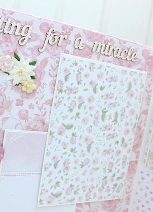 Великий об'ємний альбом для дівчинки , фотоальбом для новонародженої дівчинки на...