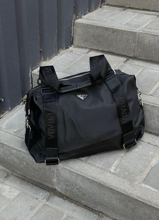 Сумка женская в стиле prada sport black5 фото