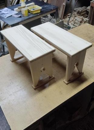 Ослінчик дерев'яний