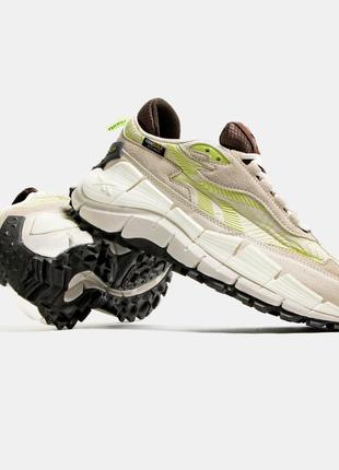 Reebok zig kinetica 2.5 edge beige1 фото