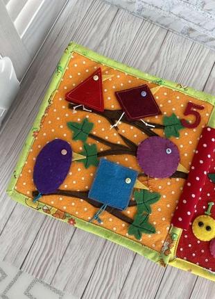 Детская развивающая книга из фетра , развивающая игрушка для мальчика , для девочки4 фото