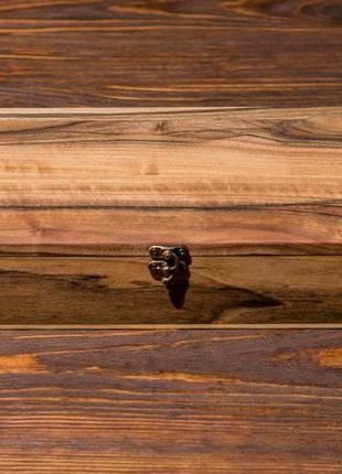 Футляр для четырех пар очков ручной работы с деревянной крышкой | eb-15.6