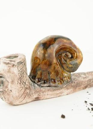 Трубка курительная  равлик сувенір подарунок для куріння