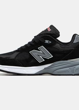 Чоловічі кросівки нью беланс 990 чорні / new balance 9908 фото