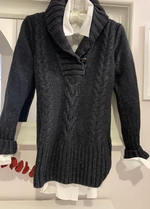 Шикарний вовняний светр hm