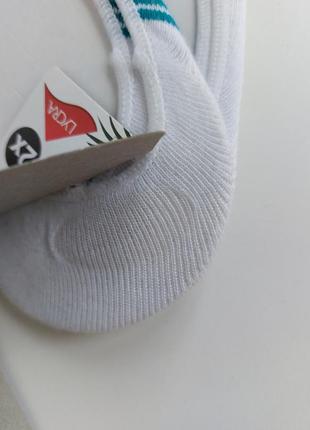 Комплект брендовые хлопковые короткие носки следовки 2 пары нитевичка3 фото