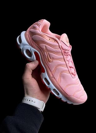 Кроссовки женские nike air max tn premium rose &amp; white