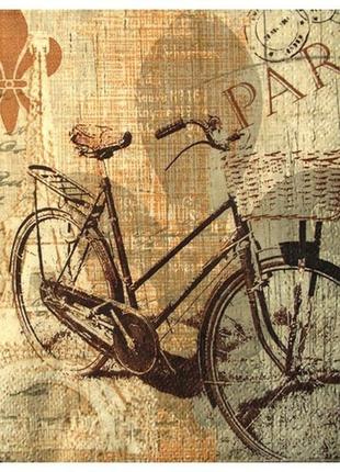 Салфетка винтажный велосипед 2-61791 фото