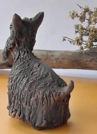 Статуэтка скотч-терьера керамическая подарок любителю собак4 фото