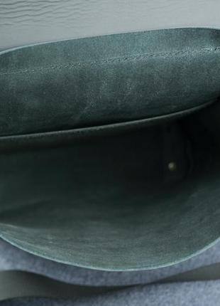 Мужская кожаная сумка "майкл", кожа grand, цвет черный6 фото