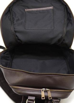 Мужской рюкзак из натуральной кожи коричневый gc-7340-3md tarwa7 фото