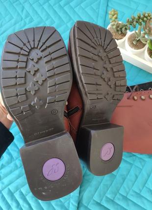 Оболденные кожаные качественные кожаные сапоги ботинки на шнуровке и молнии bronx кожа6 фото