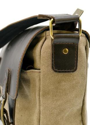 Мужская сумка через плечо из канваса и кожи rsc-6002-3md tarwa8 фото
