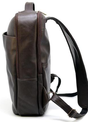 Шкіряний чоловічий рюкзак коричневий tarwa gc-7280-3md3 фото