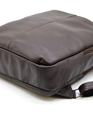 Шкіряний чоловічий рюкзак коричневий tarwa gc-7280-3md7 фото