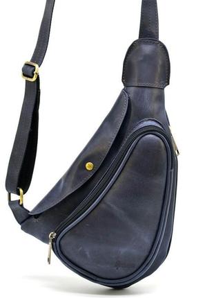 Мини-рюкзак из натуральной кожи на одно плечо tk-3026-3md tarwa