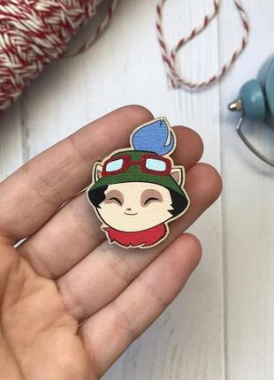 Дерев'яний значок "teemo - league of legends"