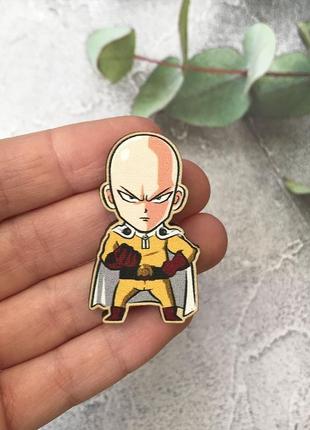 Значок из дерева "onepunchman"