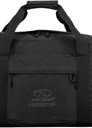 Сумка дорожная highlander loader 100 holdall black (lr100-bk)1 фото