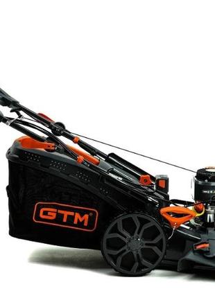 Газонокосилка бензиновая самоходная gtm lm53e-sp-v с электростартером2 фото