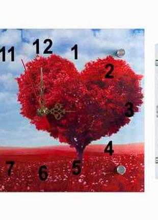 Годинник подарункові "дерево кохання"1 фото