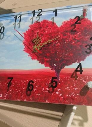 Годинник подарункові "дерево кохання"2 фото