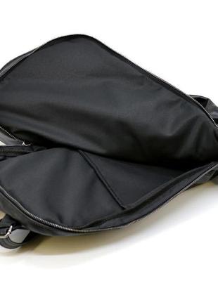 Чоловічий шкіряний рюкзак міський tarwa ga-7340-3md чорний9 фото