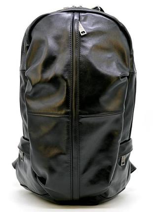 Чоловічий шкіряний рюкзак міський tarwa ga-7340-3md чорний2 фото