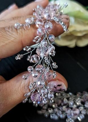 Розовый браслет