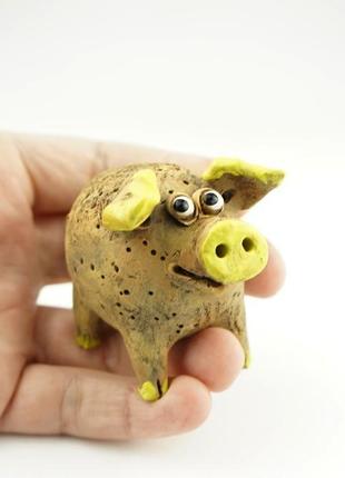 Свинья фигурка свинка pig figurine4 фото