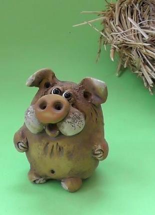 Свиня сільська фігурка свині3 фото