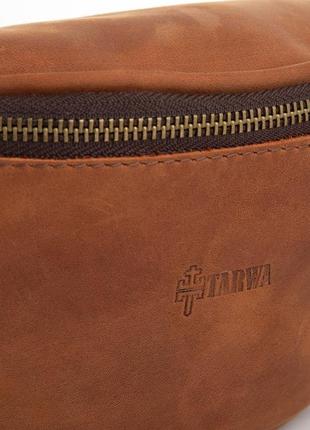 Кожаная сумка на пояс из натуральной кожи tarwa rb-3035-3md4 фото