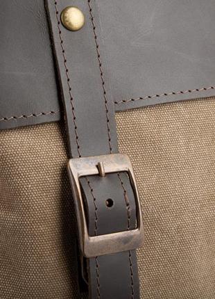 Рюкзак для ноутбука микс парусина+кожа rcs-9001-3md бренда tarwa4 фото