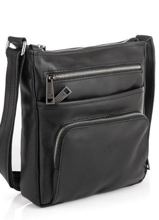 Мужская кожаная сумка мессенджер ga-1303-4lx tarwa с карманом
