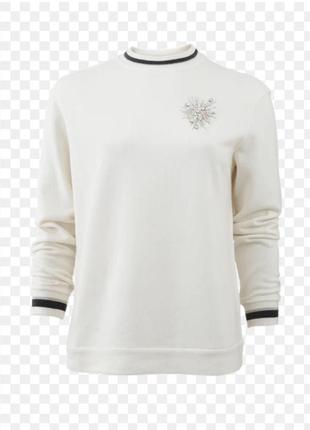 Crystal crest pullover.кашемировый джемпер от brunello cucinelli.m.