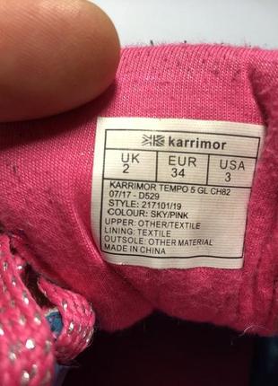 Детские кроссовки karrimor tempos6 фото