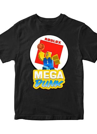 Футболка з оригінальним принтом онлан гри roblox "mega dunk. мега данк. game. ігра. roblox.