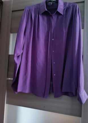 Шелковая блуза, 100% шелк 24/01/231 фото