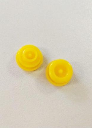 Кнопки пластиковые цветные для детской одежды и постельного белья т5 ø 11,7 мм оранжевый (10 компл.) (синдтекс-0094)2 фото