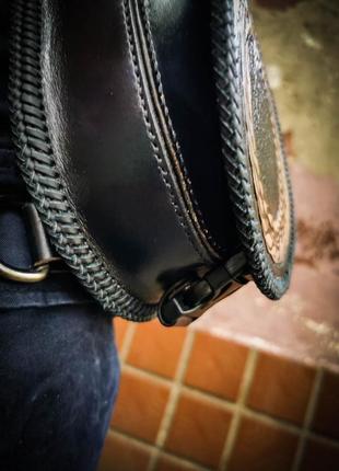 Шкіряна стегновий сумка зі змією, байкерська сумка, стегновий сумка подарунок мотоциклістові8 фото