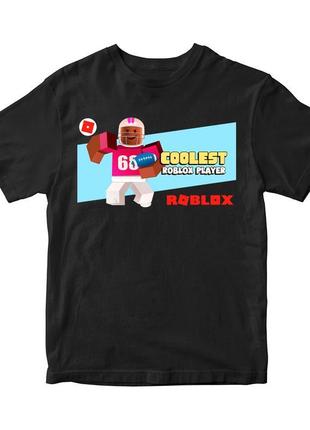 Футболка з оригінальним принтом онлан гри roblox "coolest roblox player r роблокс roblox "2 фото