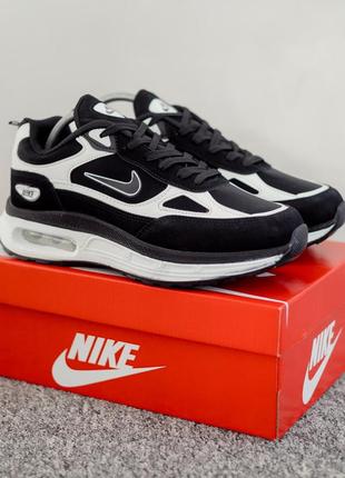 Мужские молодежные кроссовки на весну в стиле nike air max найк еир макс черные 40-43 1356