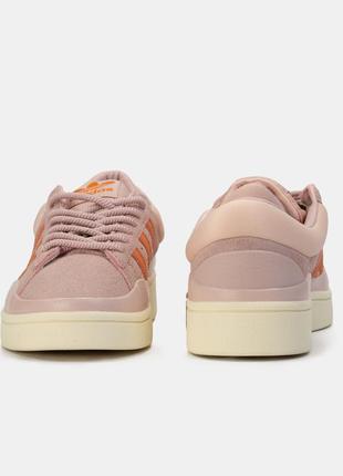 Adidas campus x bad bunny pink beige4 фото