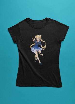 Женская футболка с принтом аниме №2