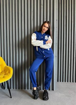 Спортивний костюм еко шкіра якісний світшот кофта жіночий якісний весна штани прямі джогери по фігурі карго кишені бомбер куртка батнік оверсайз