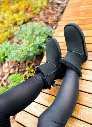 Ugg mini bailey bow "black"🆕 шикарные женские угги с бантом 🆕 купить наложенный платёж10 фото