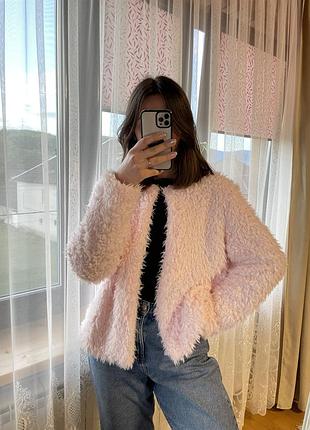 Шубка теді рожевого кольору розмір m-l-xl