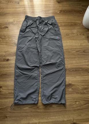 Нейлоновые брюки парашюты на утяжекха russell parachute pants парашюты2 фото